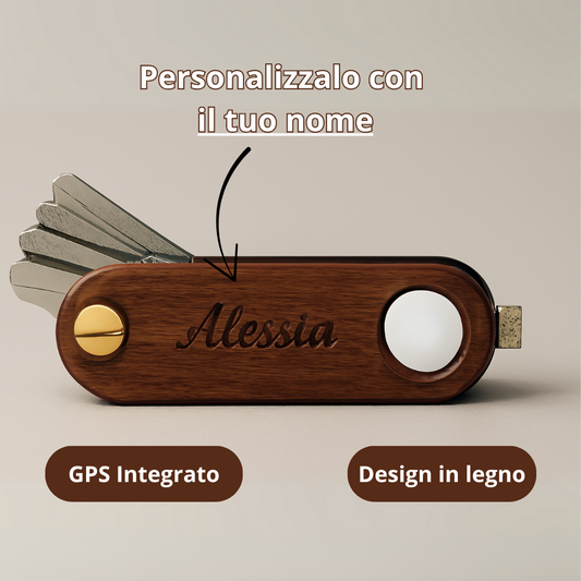 Keybeauty Personal Key Organizer in Legno